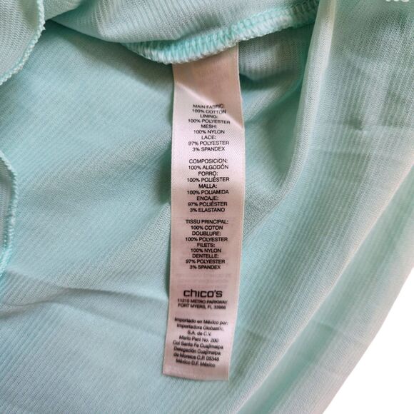 Chico's lace top size 1 Missy M - Picture 6 of 9